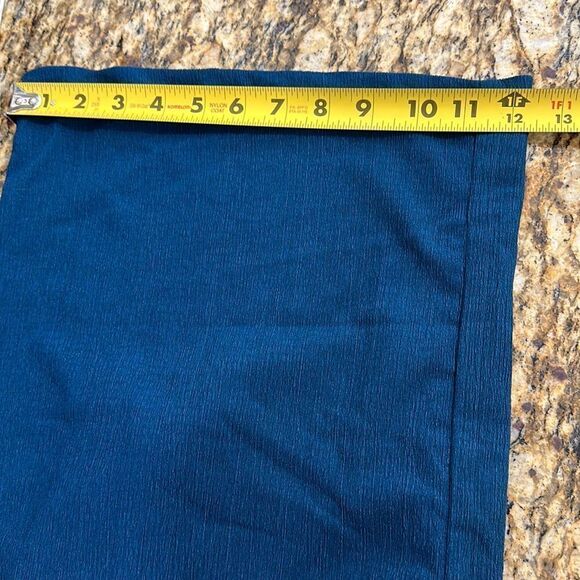 Lulus Blissful Season Teal Tie-Back Cutout Wide-Leg Jumpsuit Size L - Picture 12 of 13